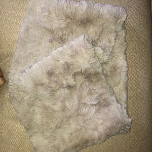 Infinity fuzzy scarf